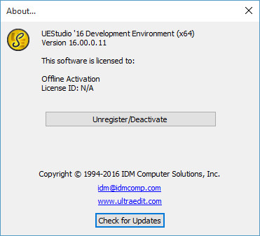 UEStudio 16.00.0.11