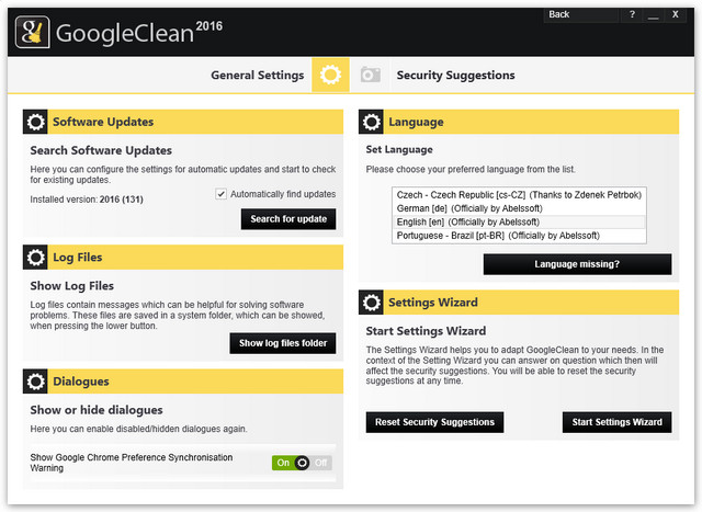 GoogleClean v2016.131