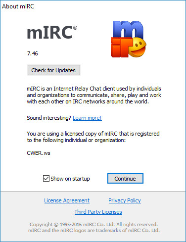 mIRC 7.46