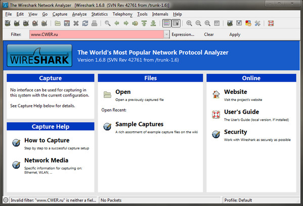 Wireshark 1.6.8 Stable