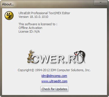 UltraEdit 18.10.0.1010