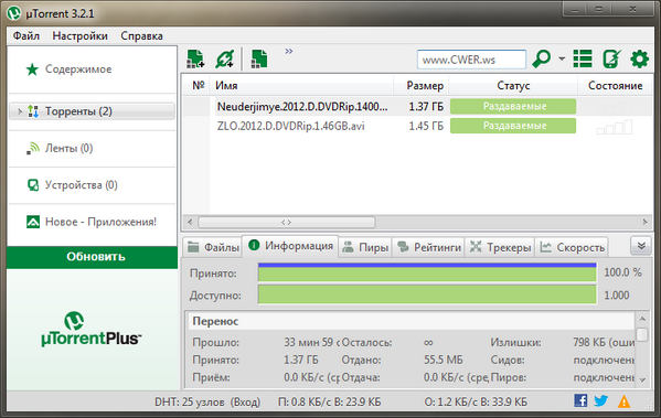 µTorrent 3.2.1