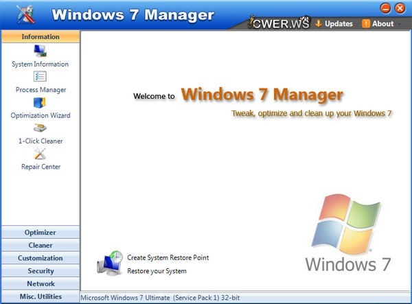 Windows 7 Manager 4