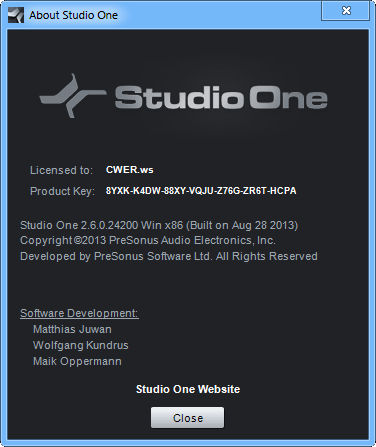 Studio One Pro 2.6.0