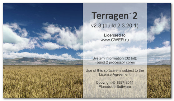 Planetside Terragen 2.3