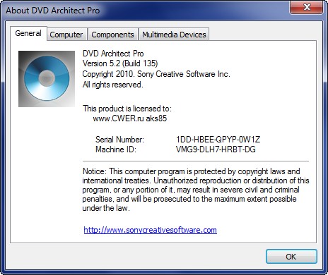 Sony DVD Architect