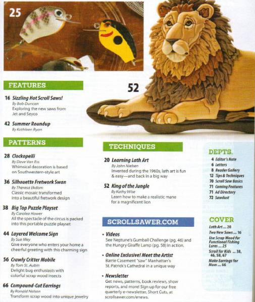 ScrollSaw Woodworking & Crafts №67 (Summer 2017)с1