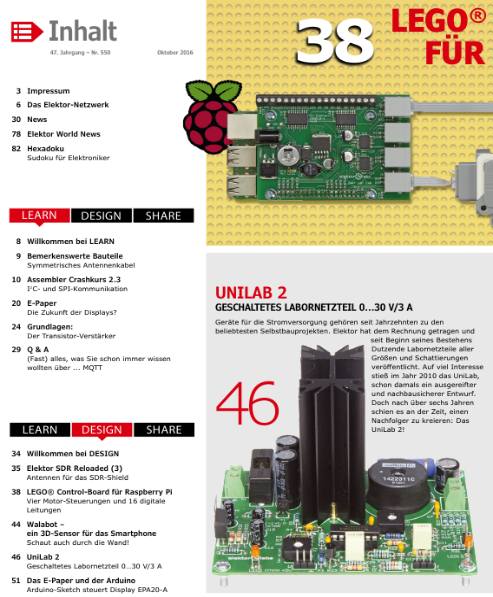 Elektor Electronics №10 (October 2016)