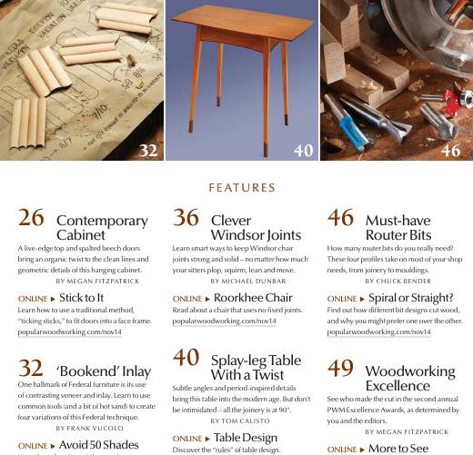 Popular Woodworking №214 (November 2014)с