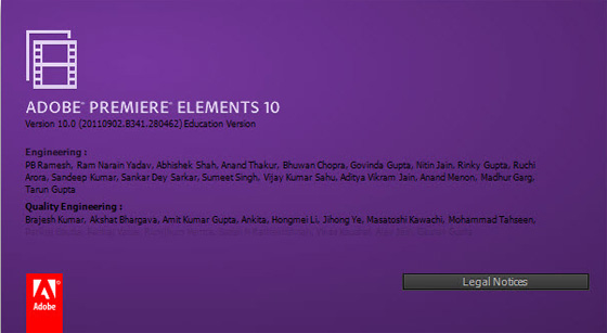 Adobe Premiere Elements 10