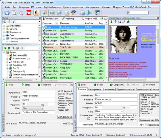 Zortam Mp3 Media Studio Pro 13.00 + Rus